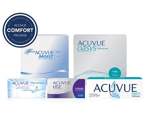 ACUVUE<sup>®</sup> Comfort Promise
